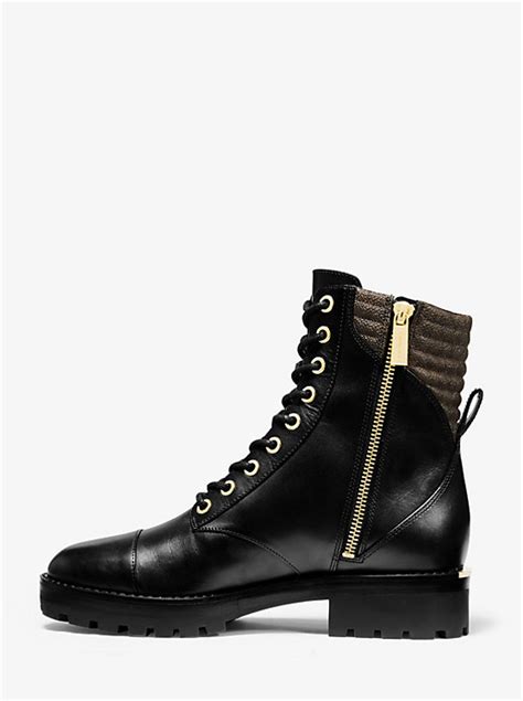 michael kors bastian combat boots|michael kors boots high heel.